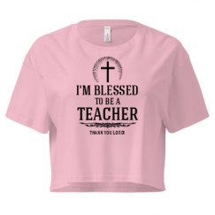 Ladies Festival Cali Crop Top Tee