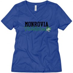 Monrovia Wildcats White V-Neck