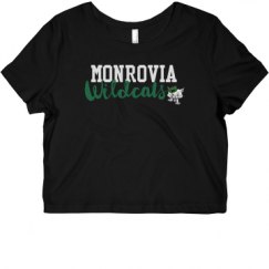 Ladies Slim Fit Crop Top Tee