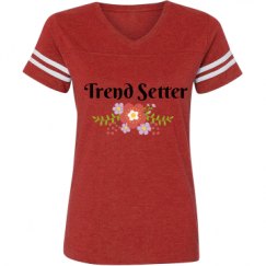 Ladies Relaxed Fit Vintage Sports Tee