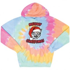 Unisex Tie-Dye Fleece Hoodie
