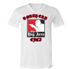 Unisex V-Neck Jersey Tee