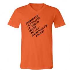 Unisex V-Neck Jersey Tee