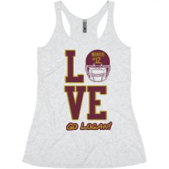 Ladies Slim Fit Super Soft Racerback Triblend Tank