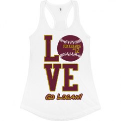 Ladies Slim Fit Racerback Tank Top