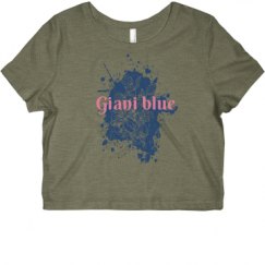 Ladies Slim Fit Crop Top Tee