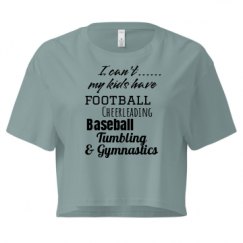 Ladies Festival Cali Crop Top Tee