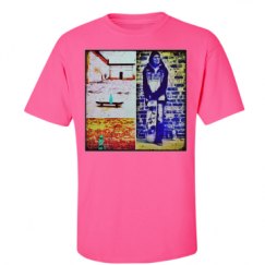 Unisex Ultra Cotton Safety Neon Crewneck Tee
