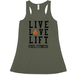 Ladies Flowy Racerback Tank