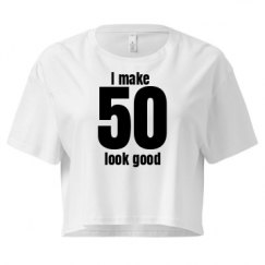 Ladies Festival Cali Crop Top Tee