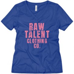 Ladies Relaxed Fit V-Neck Tee