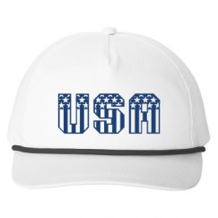 Snapback Five-Panel Rope Hat