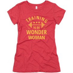 Ladies Slim Fit Super Soft Triblend Tee