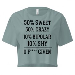 Ladies Festival Cali Crop Top Tee