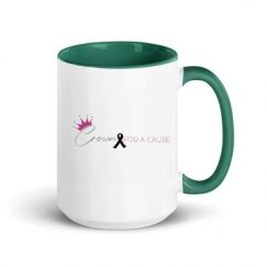 15oz Ceramic Mug with Color Inside