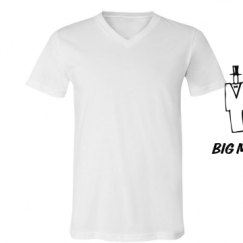 Unisex V-Neck Jersey Tee