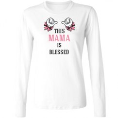 Ladies Relaxed Fit Basic Long Sleeve Tee