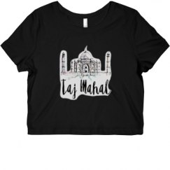 Ladies Slim Fit Crop Top Tee