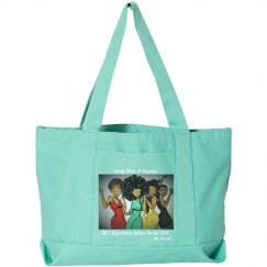 Lg Tote - Party With A Purpose - Wash Black