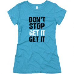 Ladies Slim Fit Super Soft Triblend Tee