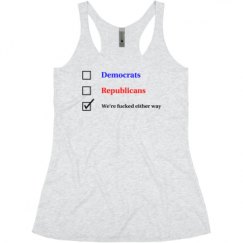 Ladies Slim Fit Super Soft Racerback Triblend Tank