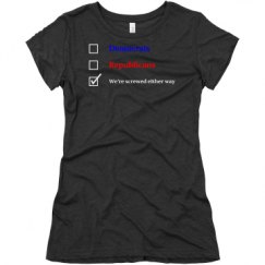 Ladies Slim Fit Super Soft Triblend Tee