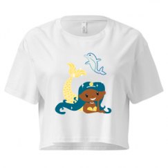 Ladies Festival Cali Crop Top Tee