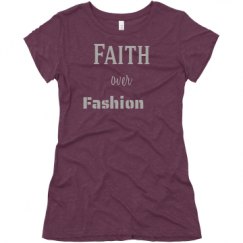 Ladies Slim Fit Super Soft Triblend Tee