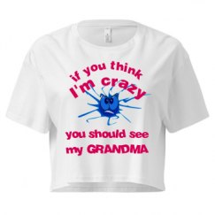 Ladies Festival Cali Crop Top Tee