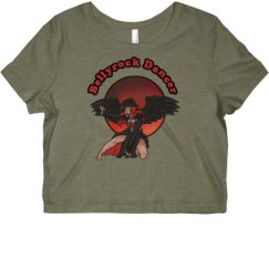 Ladies Slim Fit Crop Top Tee