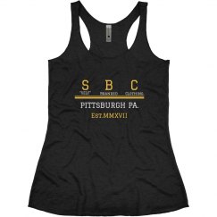 SBC Sleep Tank Blk Yellow