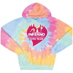 Unisex Tie-Dye Fleece Hoodie