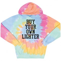 Unisex Tie-Dye Fleece Hoodie