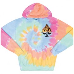 Unisex Tie-Dye Fleece Hoodie