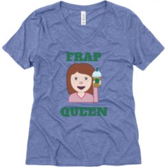 Ladies Relaxed Fit Super Soft Triblend V-Neck Tee