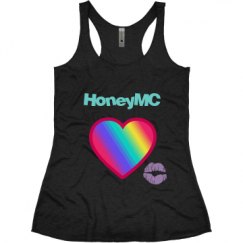 Ladies Slim Fit Super Soft Racerback Triblend Tank