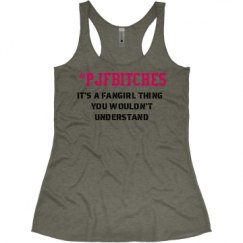 Ladies Slim Fit Super Soft Racerback Triblend Tank