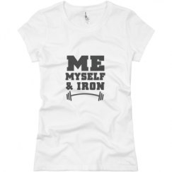 Ladies Slim Fit Basic Promo Jersey Tee