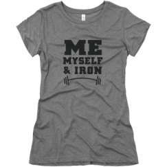 Ladies Slim Fit Super Soft Triblend Tee