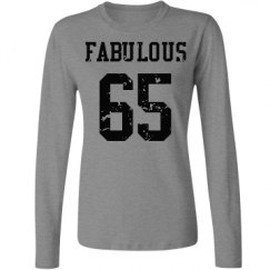 Ladies Relaxed Fit Basic Long Sleeve Tee