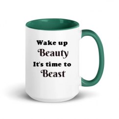 15oz Ceramic Mug with Color Inside