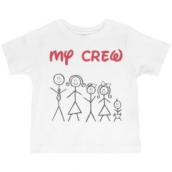 My crew shirt for toddlers