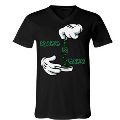 Unisex V-Neck Jersey Tee