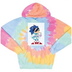 Unisex Tie-Dye Fleece Hoodie