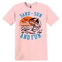 Sand sun and fun