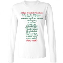 Ladies Relaxed Fit Basic Long Sleeve Tee