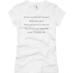 Ladies Slim Fit Basic Promo Jersey Tee