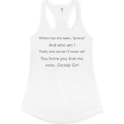 Ladies Slim Fit Racerback Tank Top