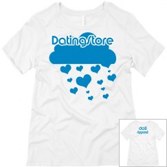 CW DATI Aqua blue cloud slimfit