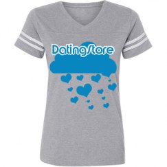 Ladies Relaxed Fit Vintage Sports Tee